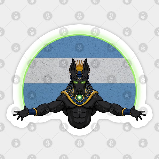 Anubis Argentina Sticker by RampArt